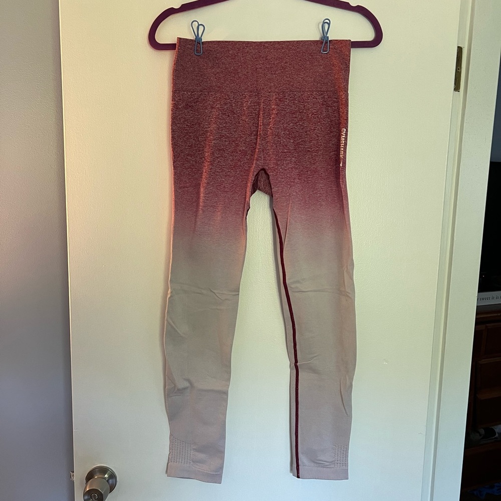 Gymshark pink ombré leggings